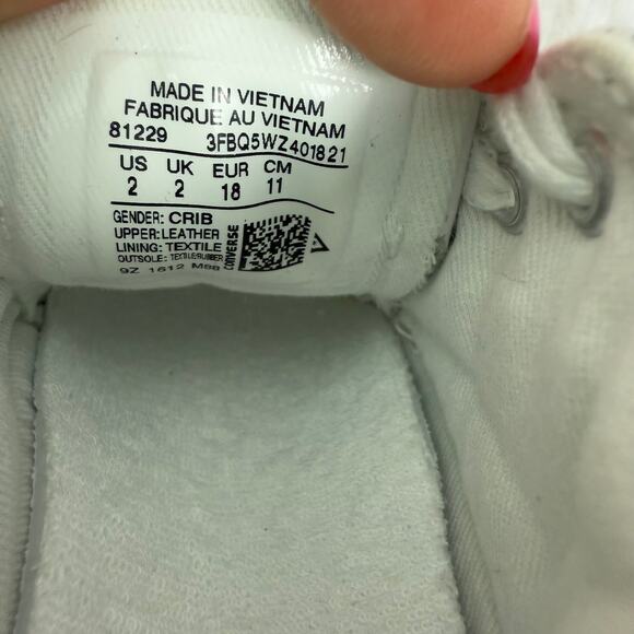 converse chuck taylor‎ all star crib sneaker 2C - Picture 5 of 5